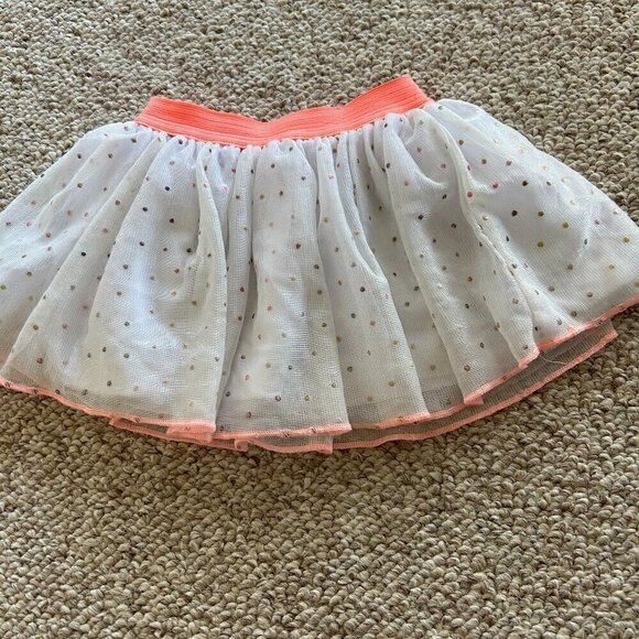 ๐ Buy 2 Get 1 Free ๐ Disney Junior Minnie Mouse 18M White Shirt Polka Dots - Picture 1 of 3